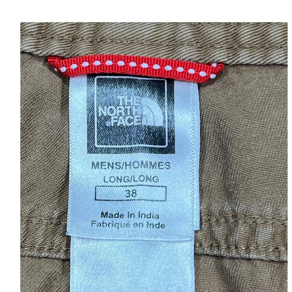 The North Face Mens Cargo Shorts Khaki Brown Tan Hiking Utility Outdoor 38 (36)